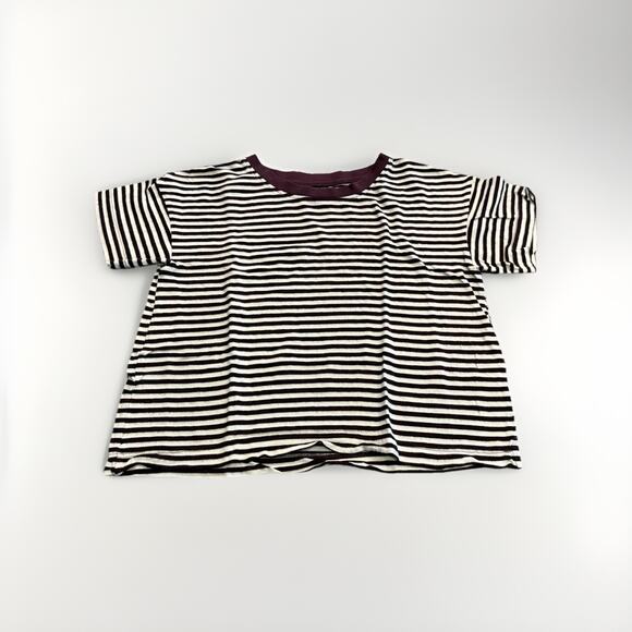 Madewell Tops - Madewell Rivet & Thread Womens Striped Cropped Short Sleeve Top Size XXS USA